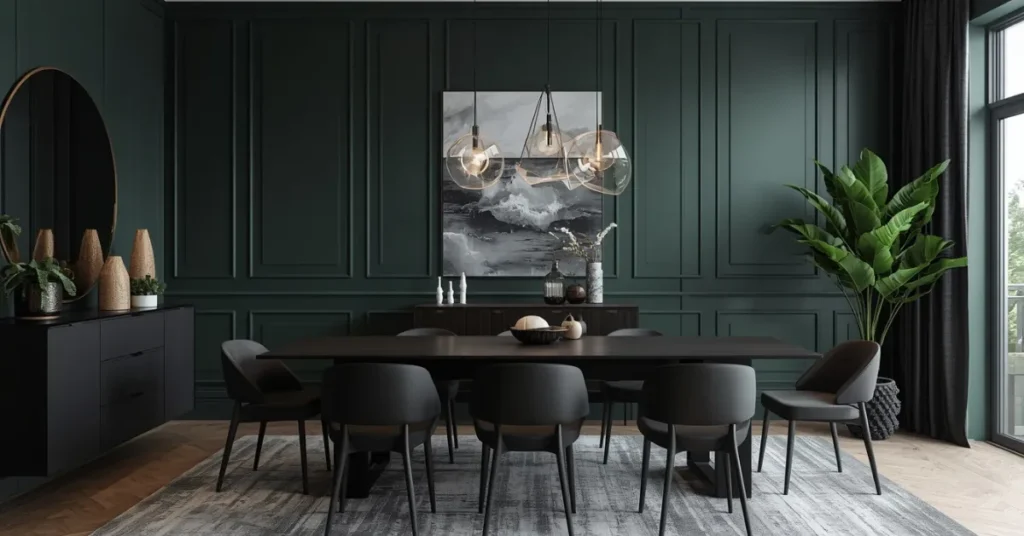  Green and Black Modern Contrast