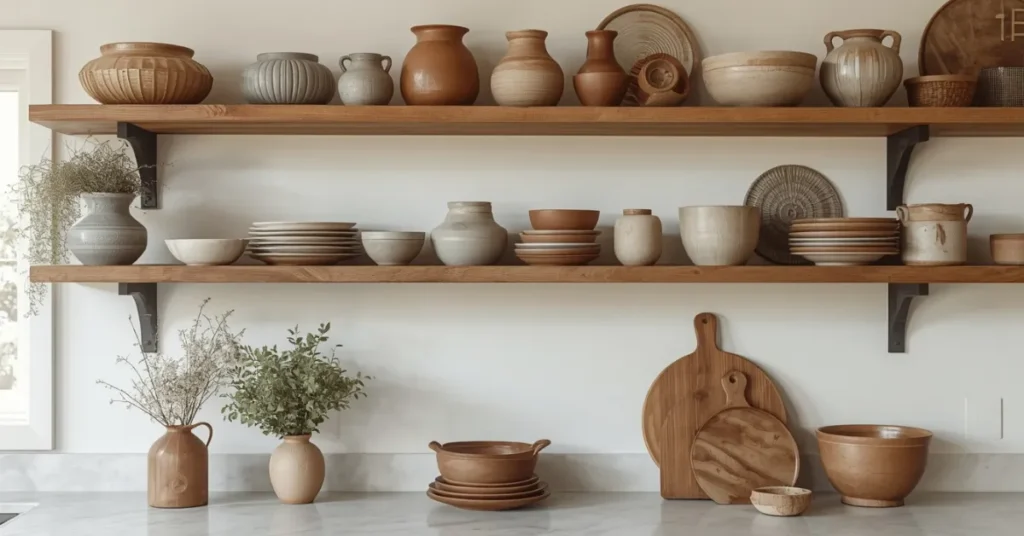 Handmade Pottery Displays