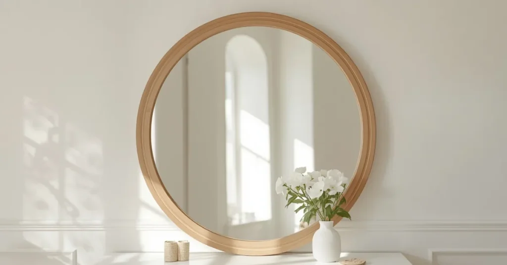Hang a Bedroom Mirror to Reflect Light and Space