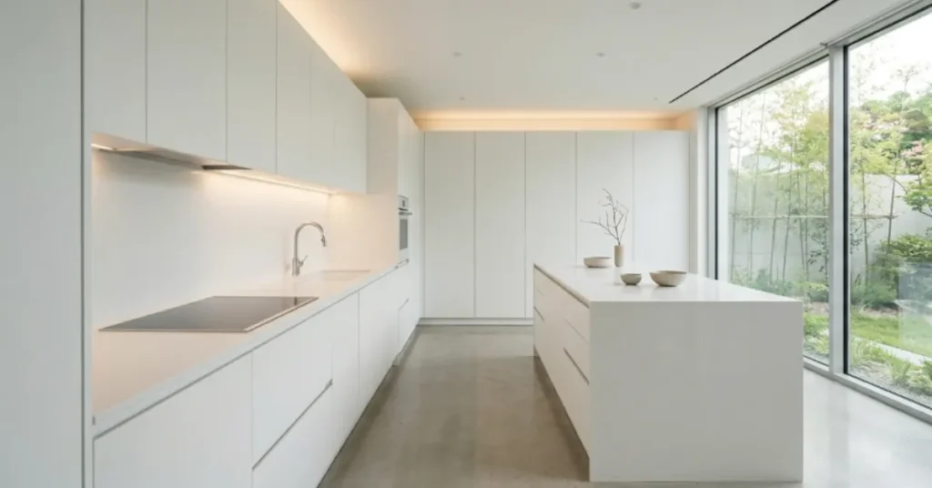  Hidden Storage Minimal Kitchen