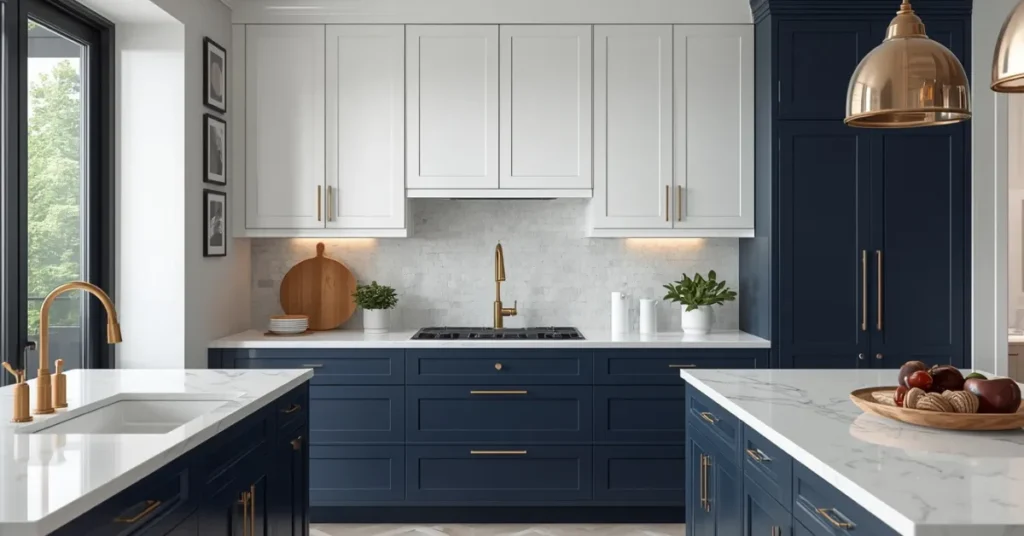 Incorporate Two-Tone Cabinets