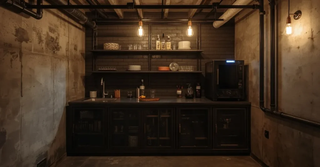  Industrial Style Kitchenette