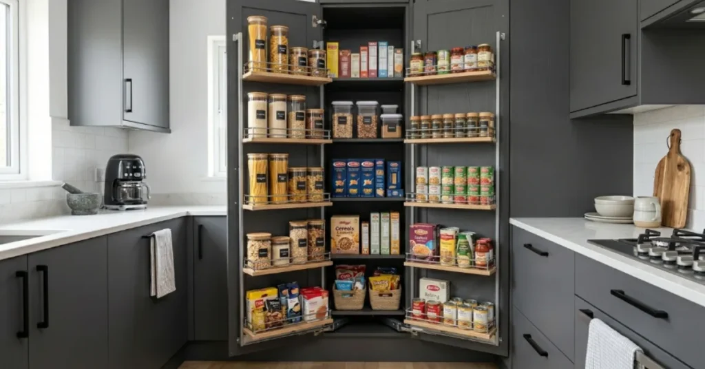 Install Pull-Out Pantry Shelves
