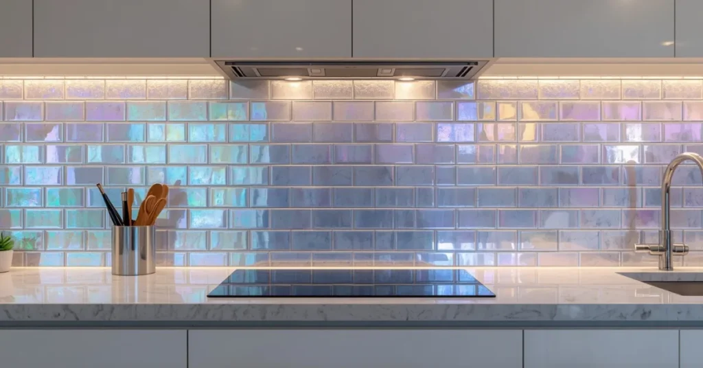 Iridescent or Metallic Tiles