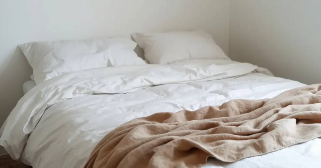 Keep Bedding Simple and Streamlined