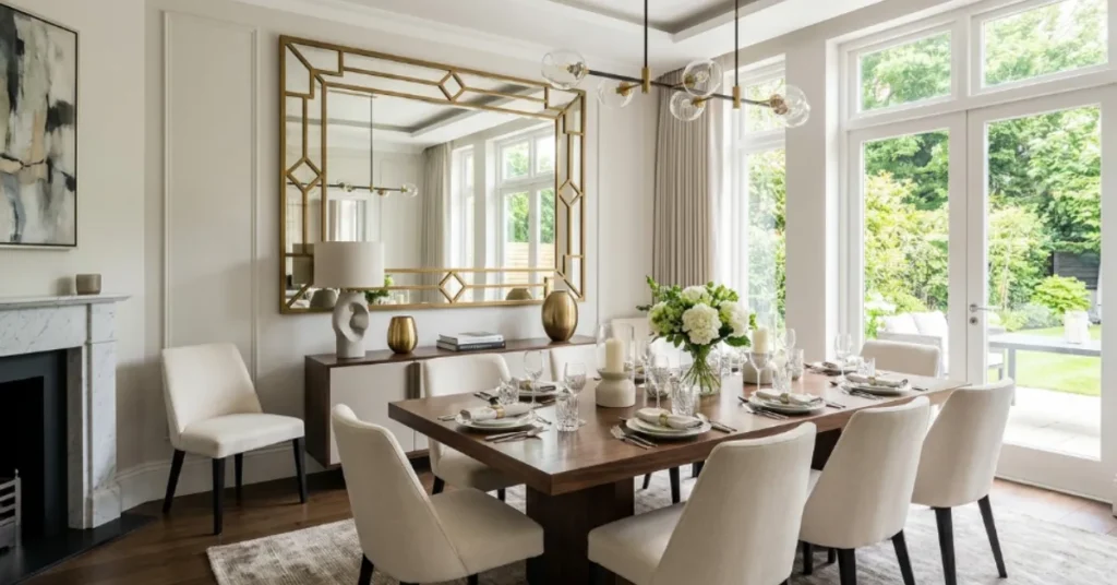  Large Mirror Dining Room Styling