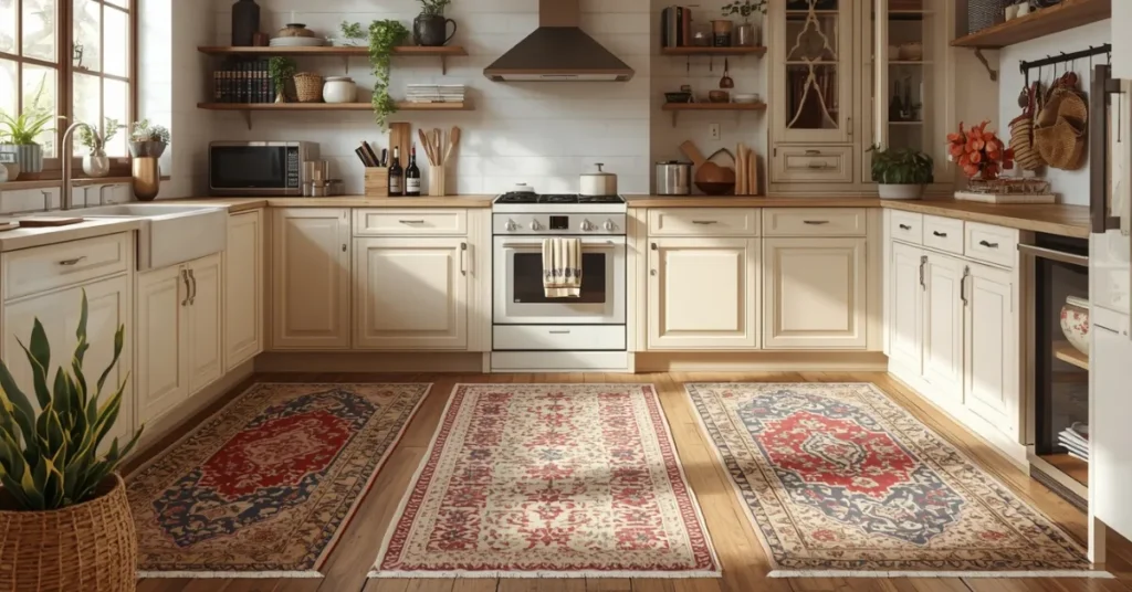Layered Kitchen Rugs