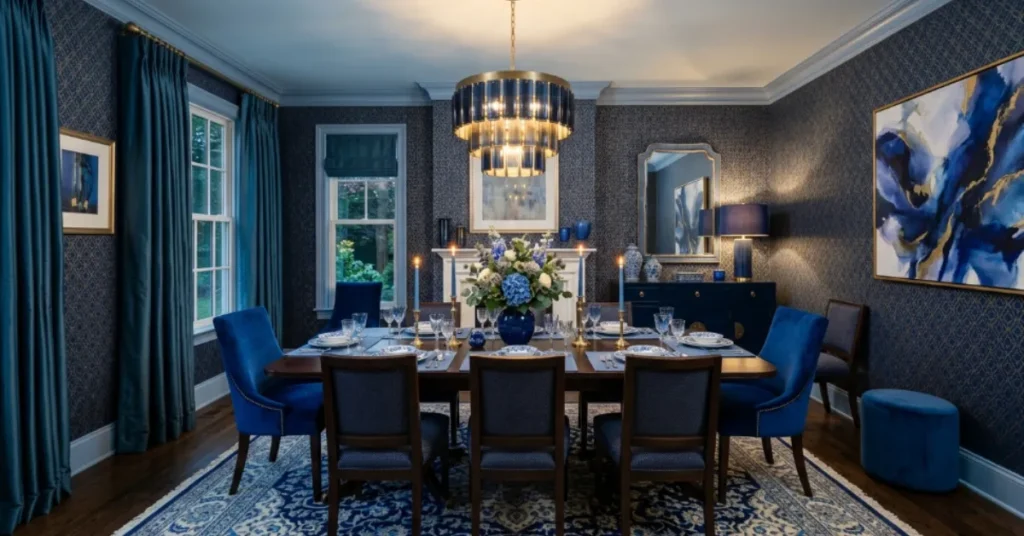 Layered Shades of Blue