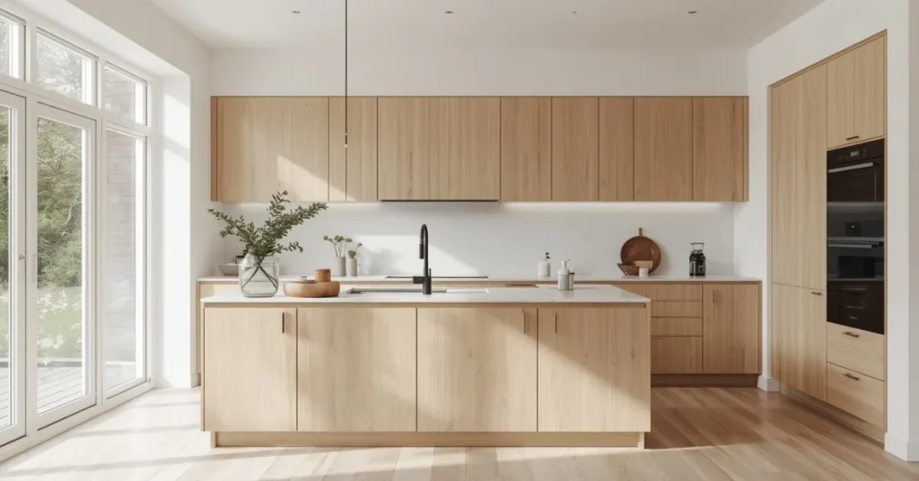 Light Oak Scandinavian Cabinets