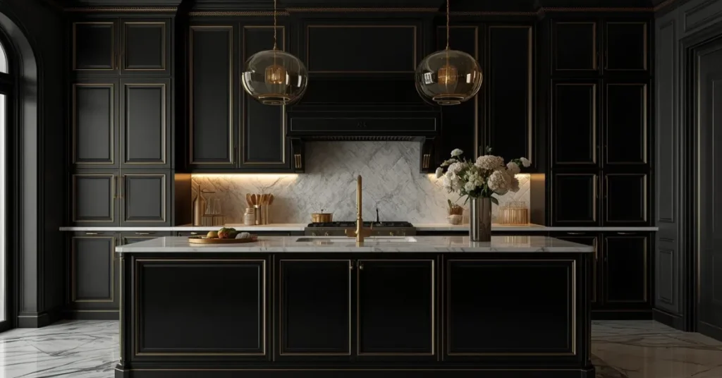Luxe Gold and Black Combination