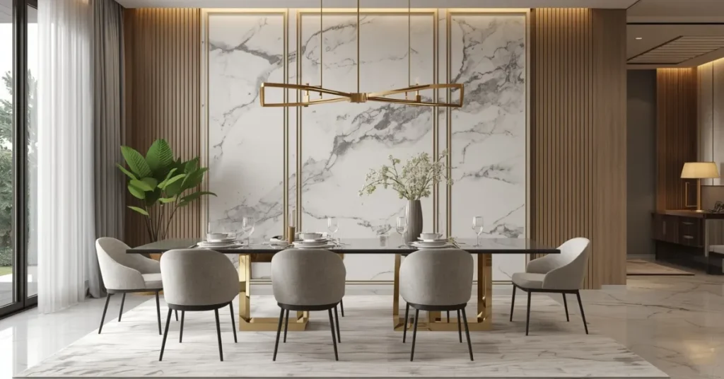 Luxury Marble Accent Wall