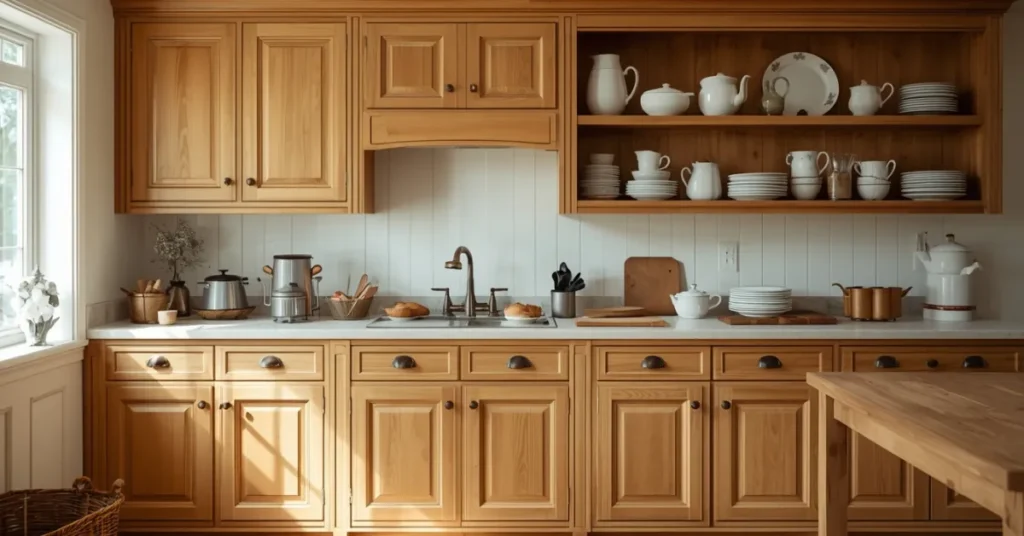 Maple Cabinets in a Cottage Kitchen