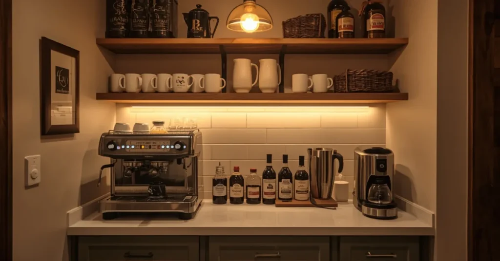 Mini Coffee Bar Kitchenette