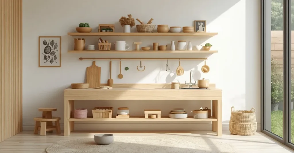 Mini Montessori Mud Station