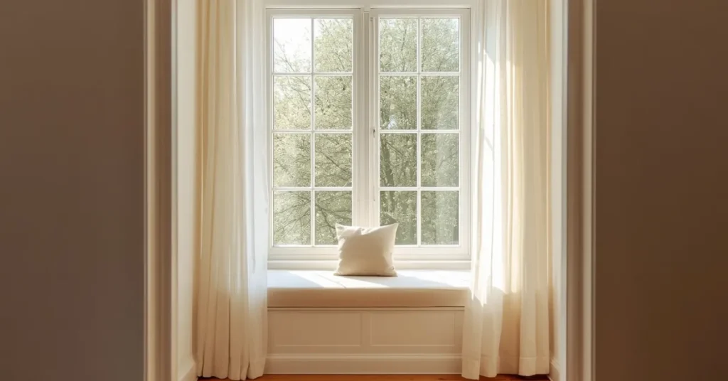 Minimal Bedroom Window Seats