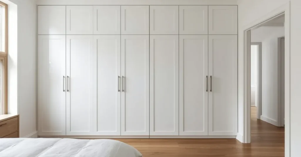 Minimalist Bedroom with Built-In Storage
