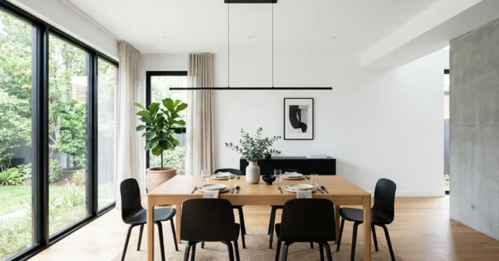 Minimalist Linear Chandelier