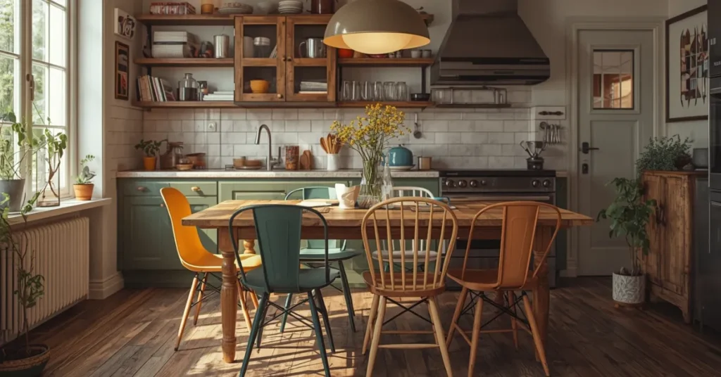 Mismatched Vintage Chairs