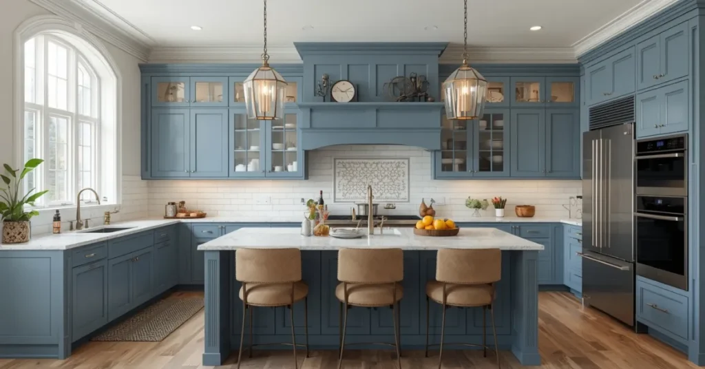 Mixed Blue Shades for Designer Appeal