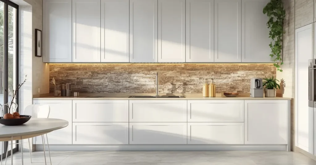 Mixed Material Backsplash