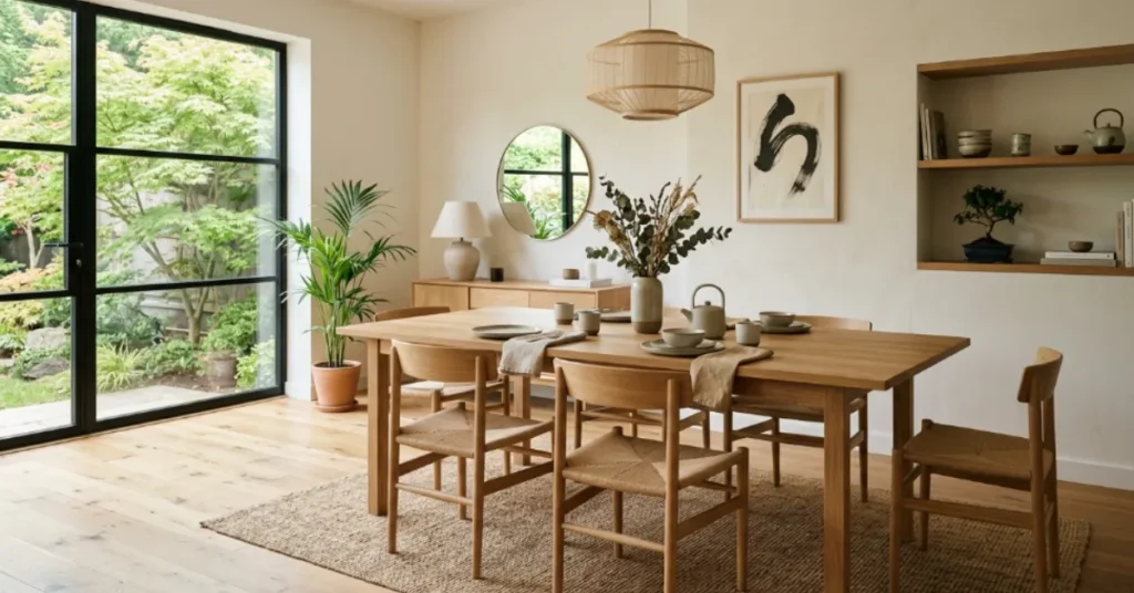  Modern Japandi Dining Room