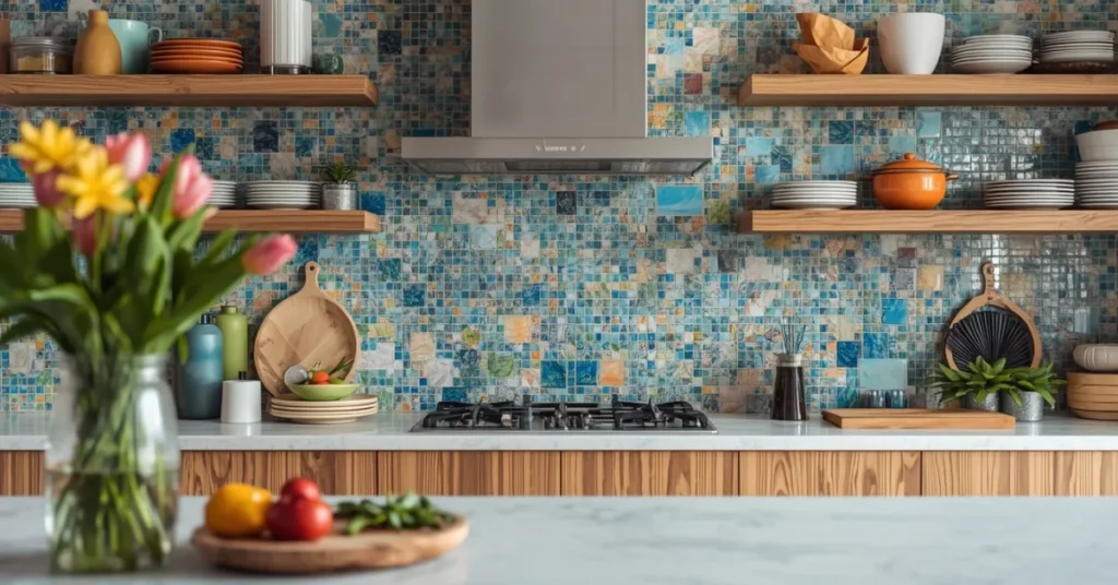 Mosaic Mix Tiles for Artistic Kitchens
