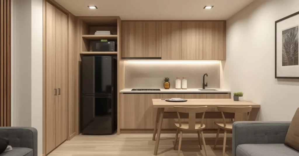 Multifunctional Basement Kitchenette