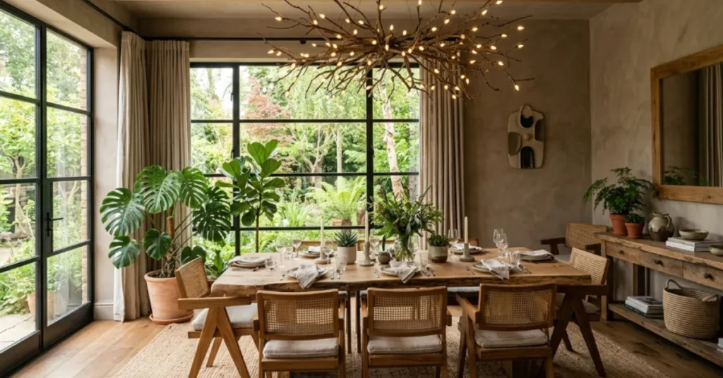 Nature-Inspired Branch Chandelier