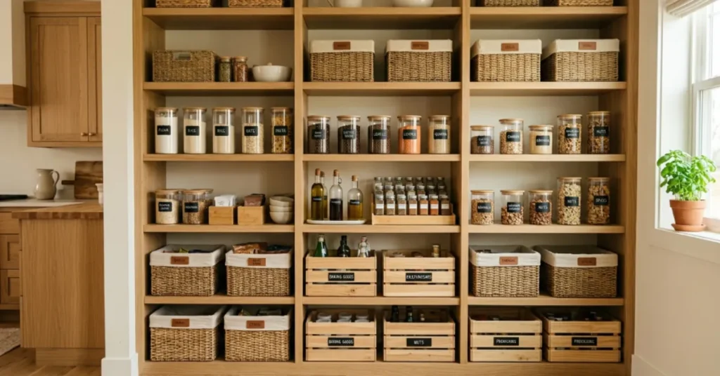 Neutral Open Pantry