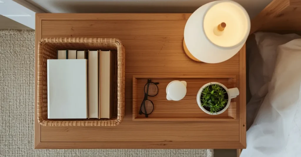 Organize Your Nightstand with Small Containers