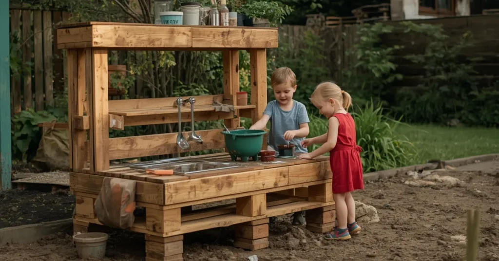 Pallet DIY Mud Kitchen