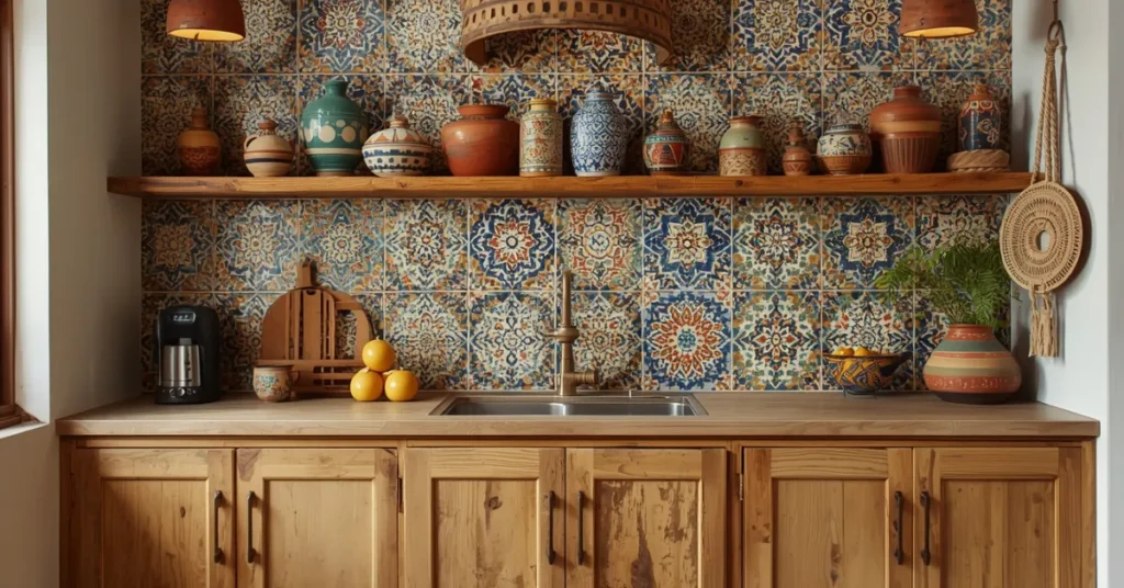 Patterned Cement Tiles for Boho Vibes
