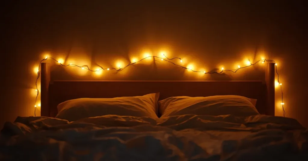Hang Simple String Lights for Ambiance