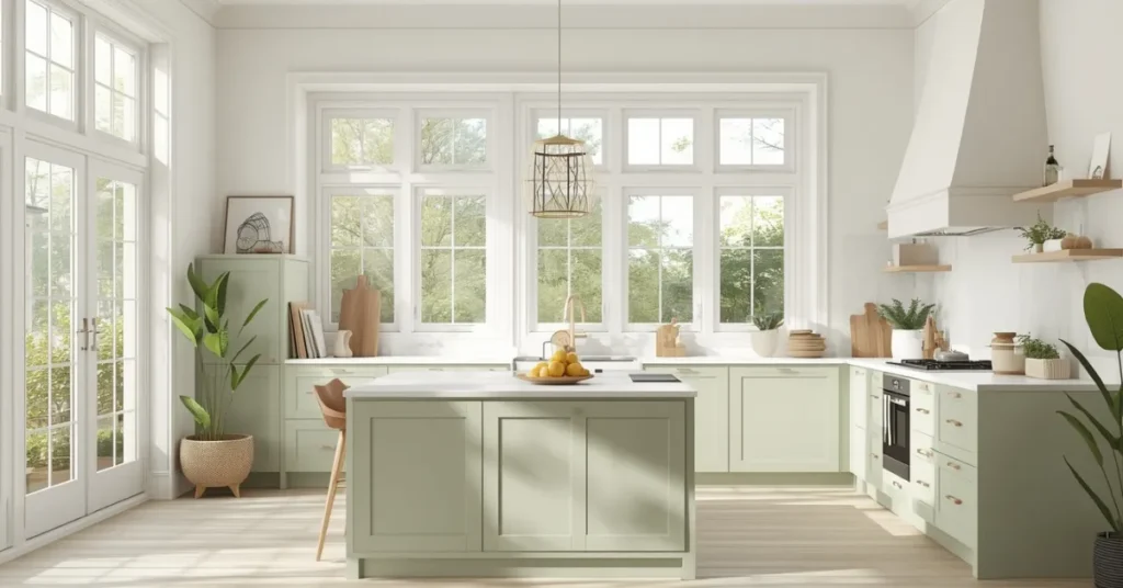 Pistachio Green for Light and Airy Spaces