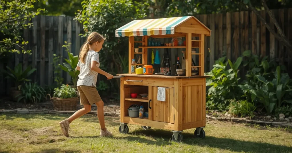 Portable Rolling Mud Kitchen