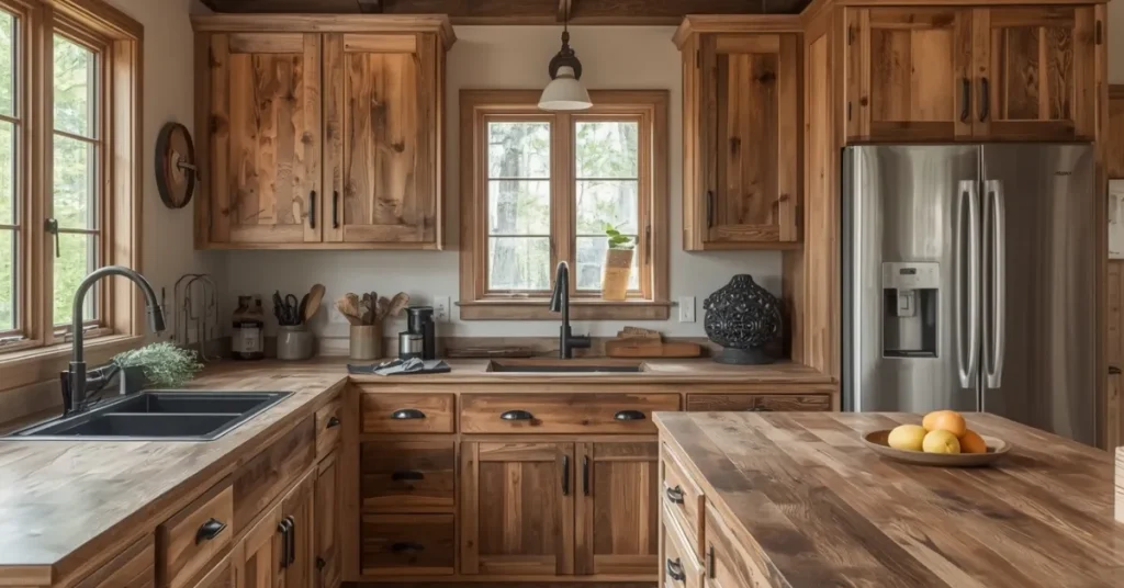 Reclaimed Wood Cabinets
