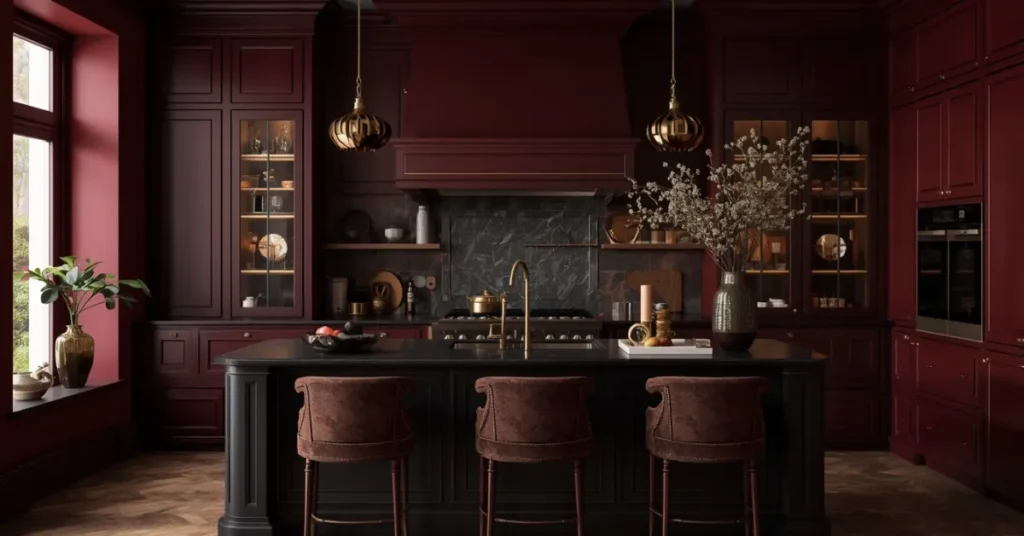 Rich Burgundy Accents