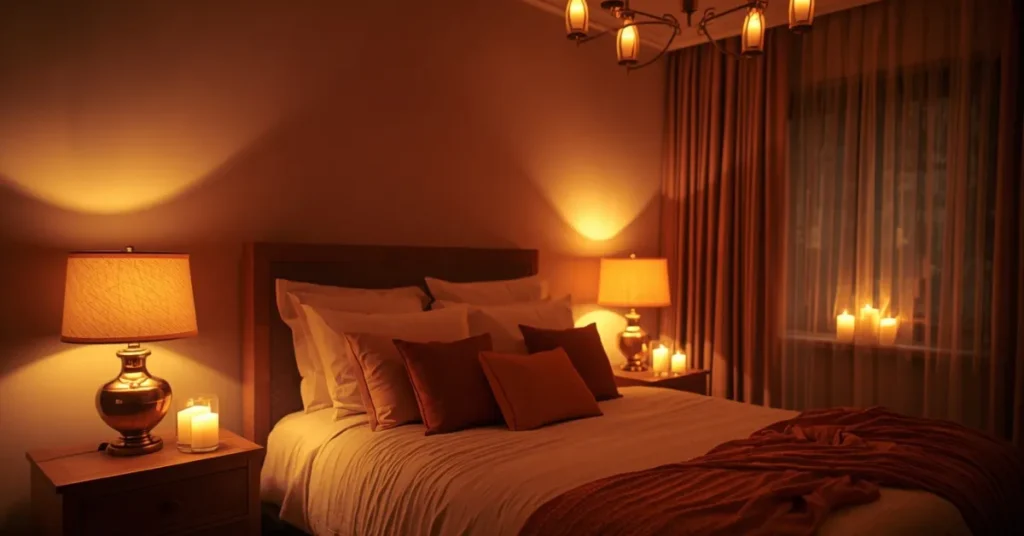  Romantic Bedroom with Soft Lighting