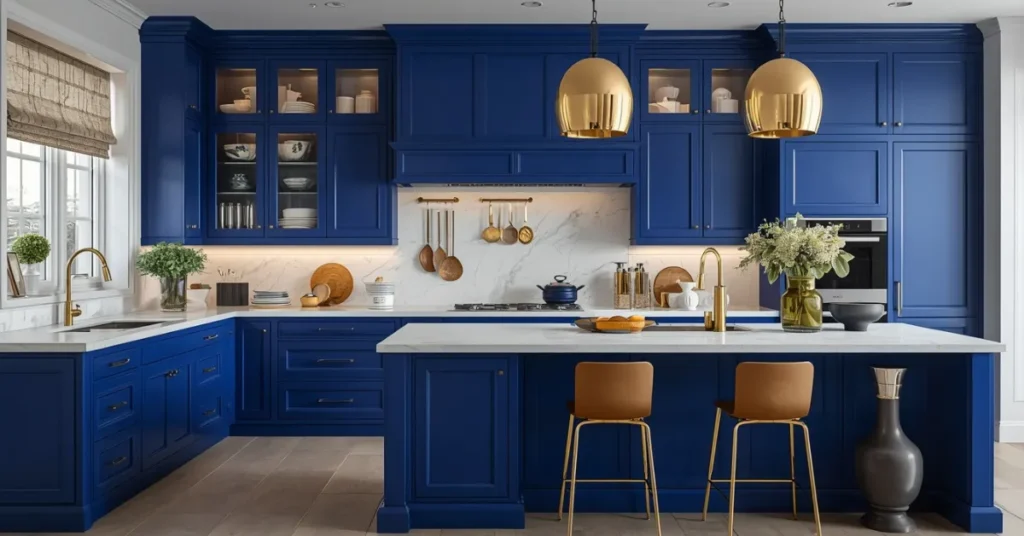 Royal Blue Statement Kitchen