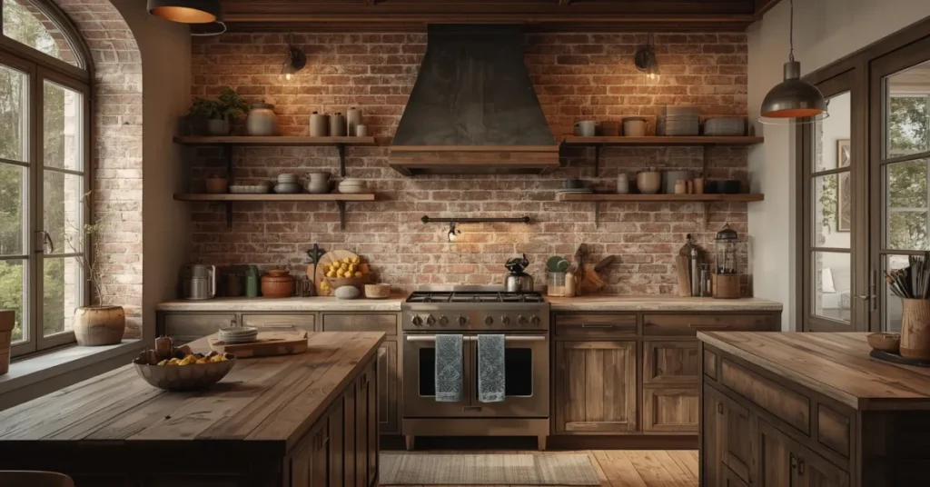 Rustic Brick Accents