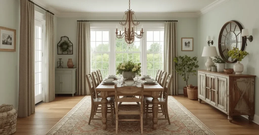  Rustic Farmhouse Green Charm