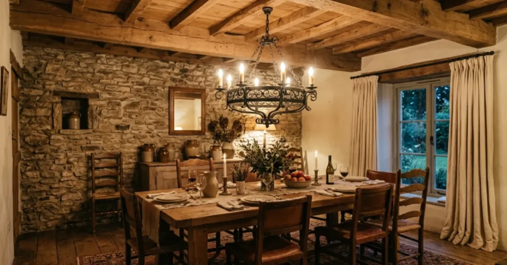 Rustic Iron Chandelier