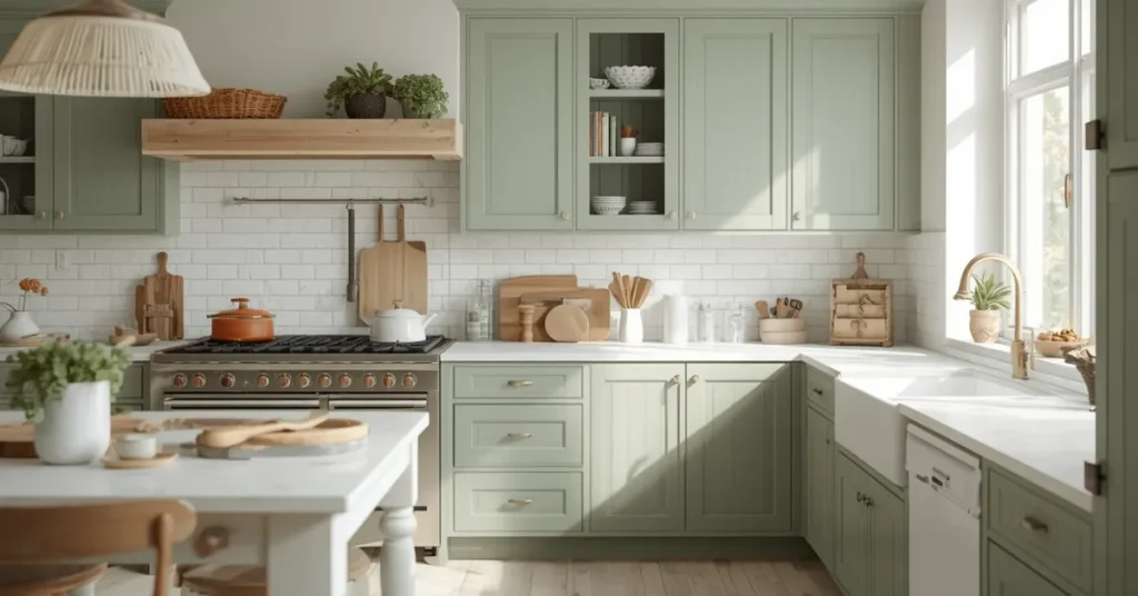 Sage Green Cabinets