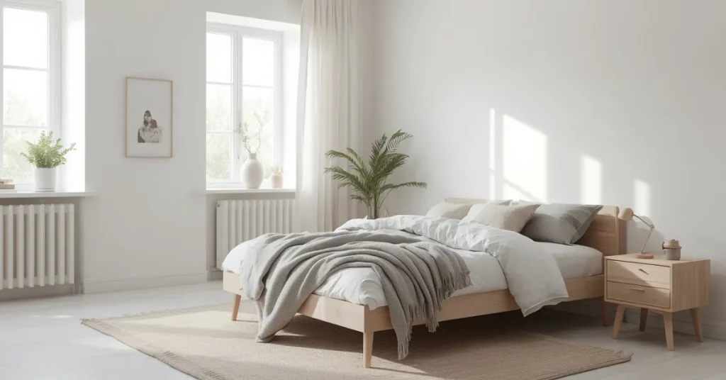 Scandi Bedroom with Natural Light
