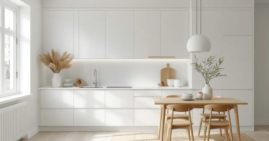 Scandinavian White Kitchen Design