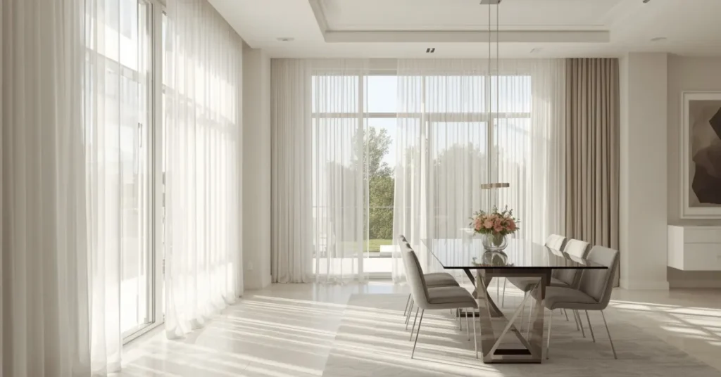 Sheer Curtains for Airy Style