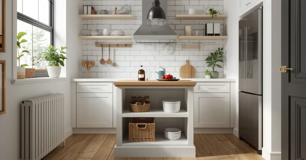 Small Kitchen Island for Tiny Spaces