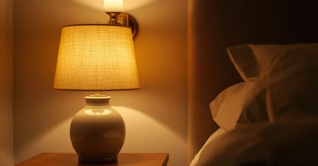 Soft Bedside Lighting (No Harsh Overhead Light)