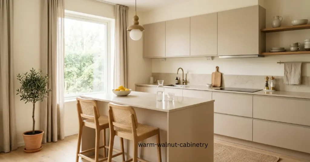 Soft Beige Minimal Kitchen