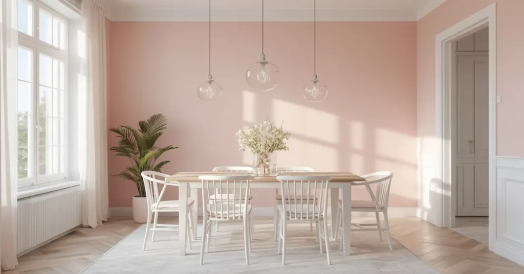 Soft Pastel Accent Wall